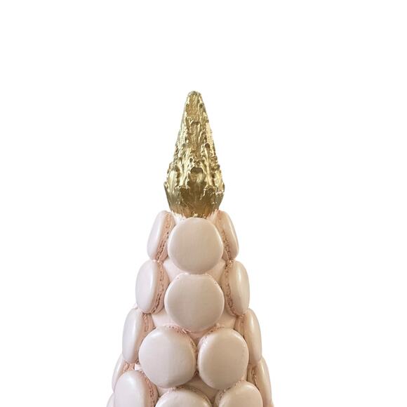 Peppermint Square Pink Ombre Macaron Tree 18in Resin Chic Holiday Decor NEW - Picture 4 of 11